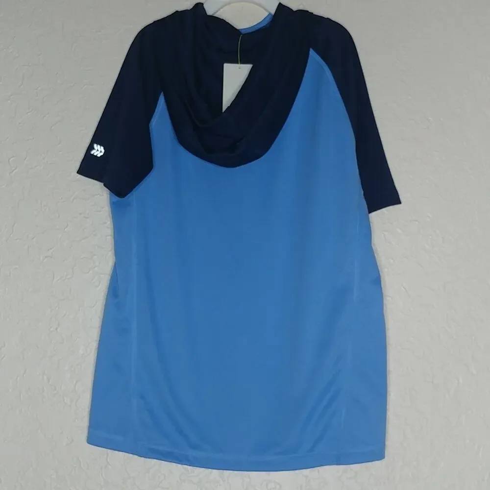 All In Motion Hooded Shirt Blue Size M (8/10)‎ Kid